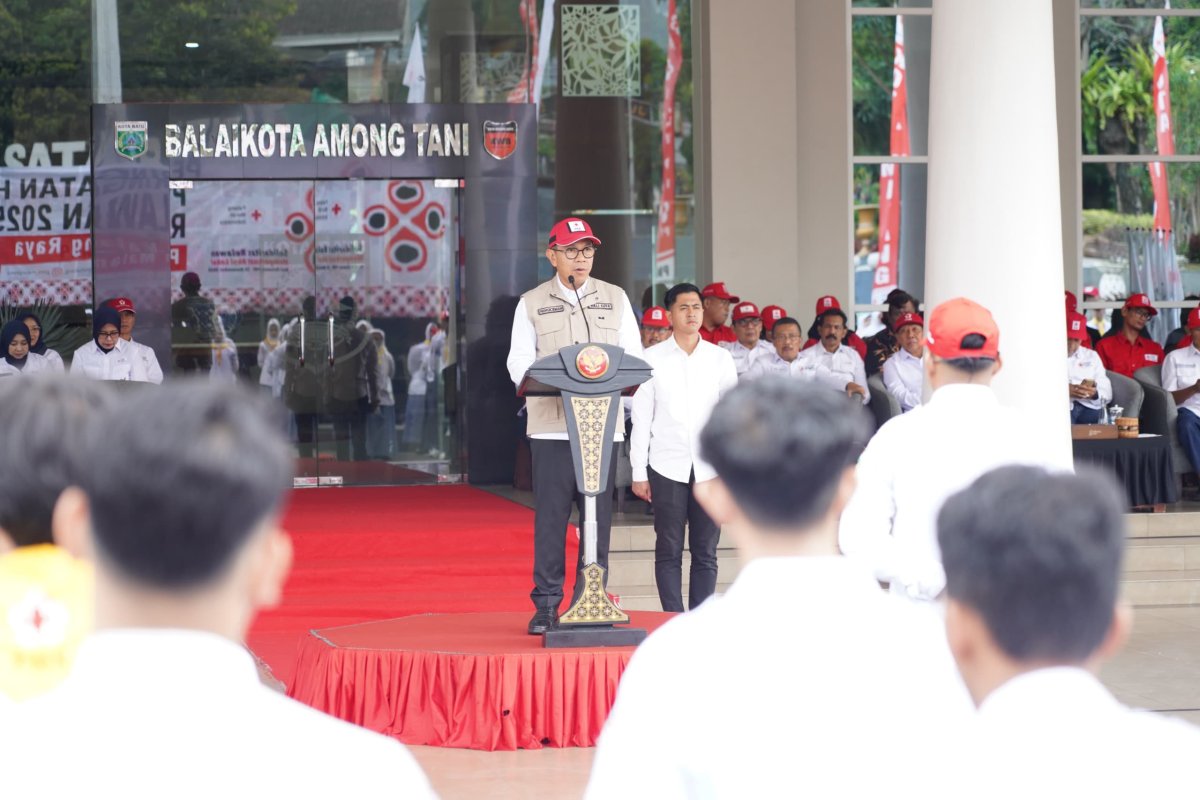 Pimpin Apel Hari Relawan PMI, Wali Kota Batu, Nurochman Tekankan Solidaritas Kemanusiaan
