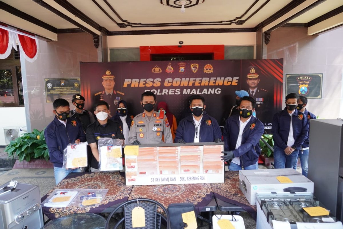 Diduga Korupsi Bansos, Polres Malang Tahan Pendamping PKH Kecamatan Pagelaran