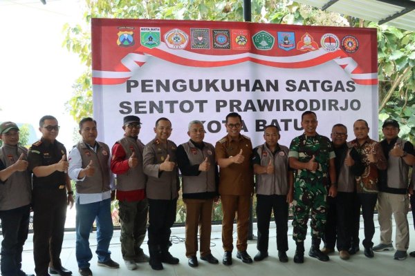 Polres Batu Bersama Forkopimda Silaturahmi dengan Perguruan Silat, Jaga Stabilitas Keamanan