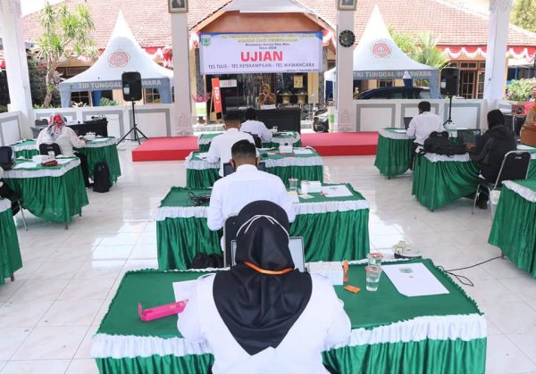 Pemdes Tlekung, Kecamatan Junrejo Gelar Seleksi Perangkat Desa