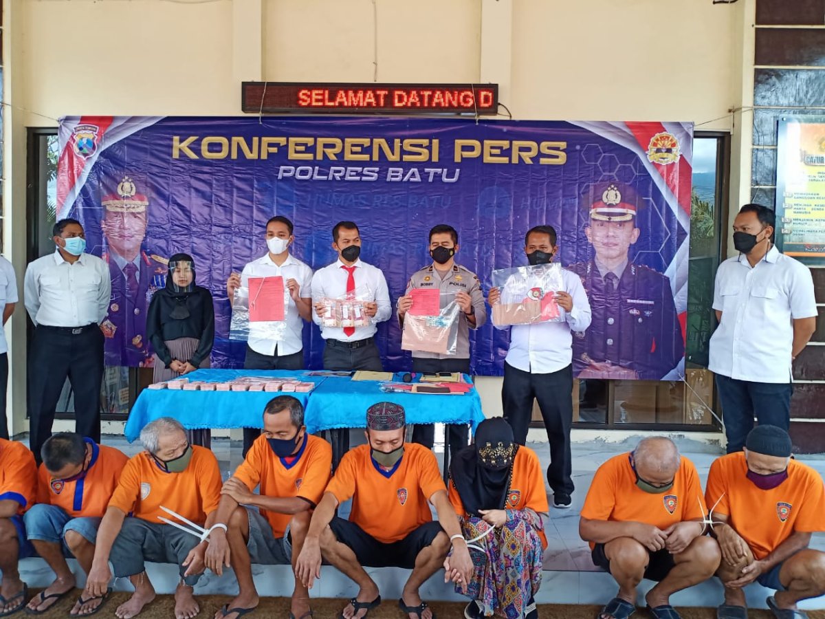 Satreskrim Polres Batu Berhasil Ungkap 173 Kasus, Para Pelaku Ditangkap