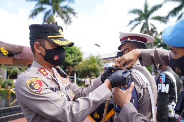 Polres Malang Apel Gelar Pasukan Operasi Patuh Semeru 2021 