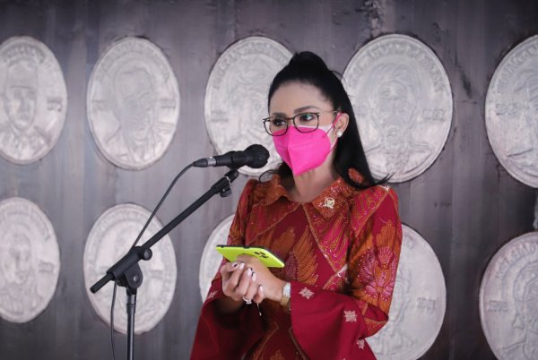 Sosialiasi Germas, Krisdayanti Ajak Masyarakat Hidup Sehat dan Vaksinasi