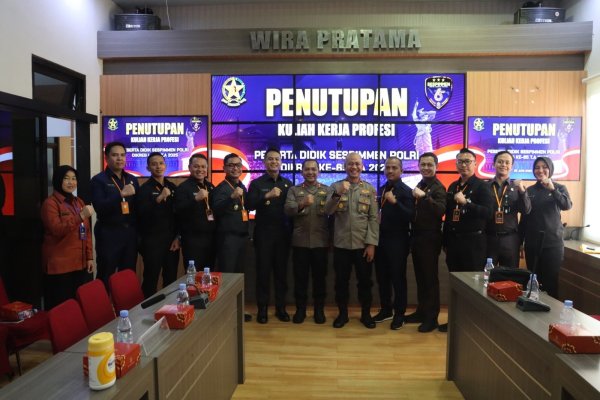 Dengan Semangat Profesionalisme dan Integritas, Sespimmen Lemdiklat Polri Dikreg ke-65 Gelombang I Tahun 2025, KKP di Polres Batu