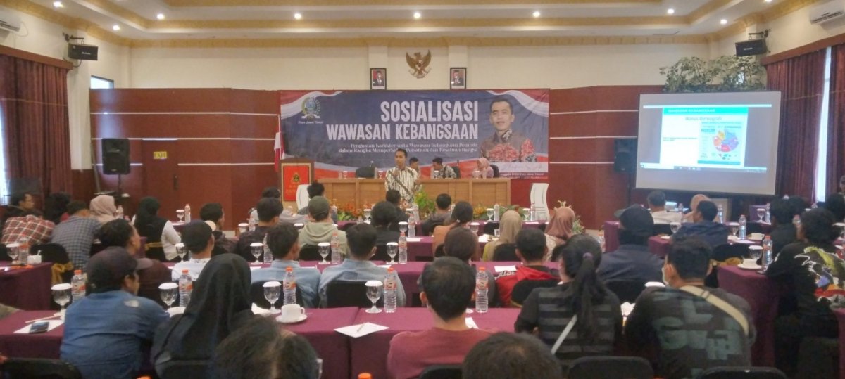 Anggota DPRD Jatim Fraksi Gerindra Aufa Zhafiri Gelar Sosialisasi, Usung Tema Penguatan Karakter Perkokoh Persatuan Bangsa