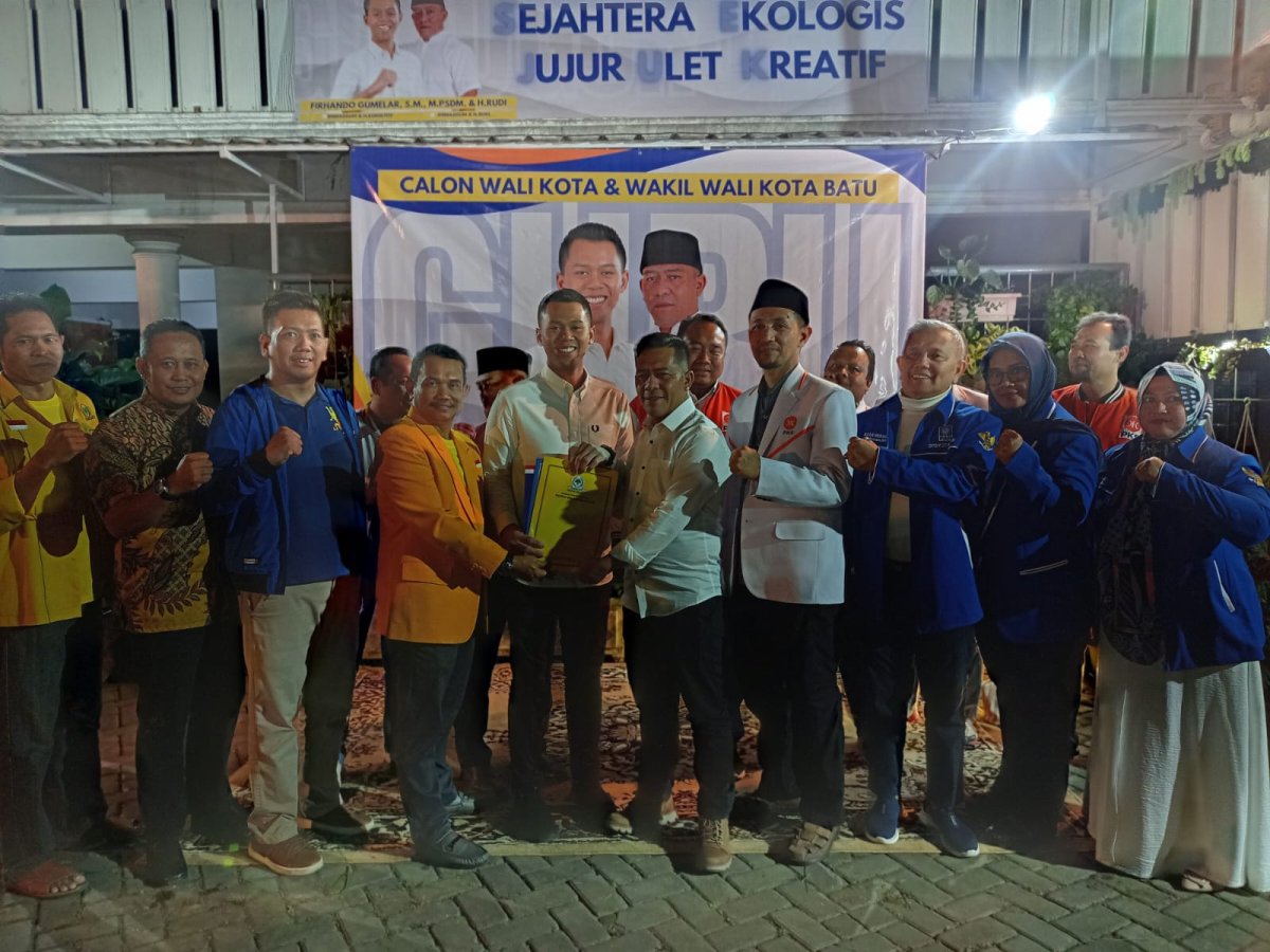 Deklarasikan Diri, Mas Gum dan H. Rudi Siap Layani Masyarakat untuk Maju Pilwali Kota Batu 2024