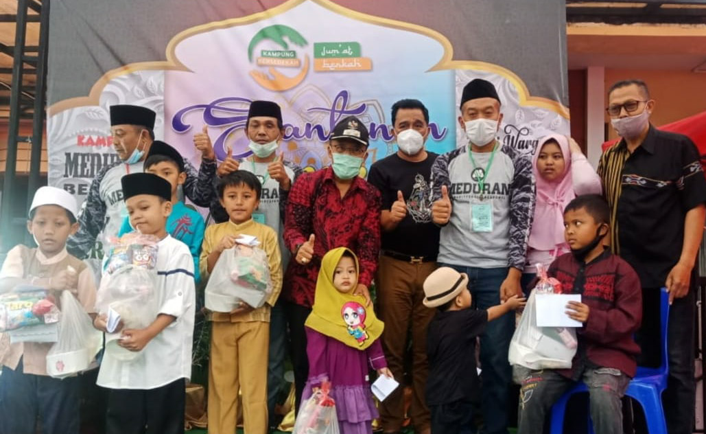 Meduran Berbagi, Wawali Batu dan Dewan Santuni Anak Yatim