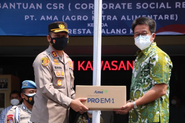 Kapolresta Malang Kota, Apresiasi dan Berterimakasih Kepada PT. AMA