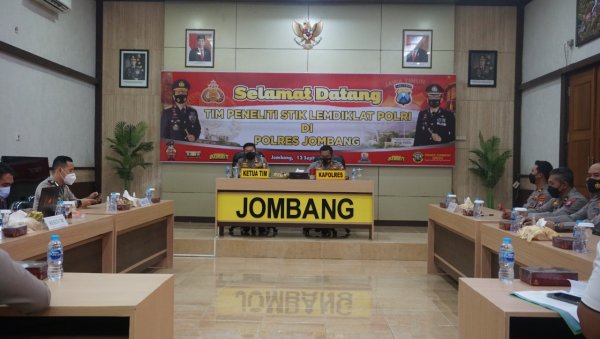 Polres Jombang Terima Kunjungan Tim Peneliti STIK Lemdiklat Polri, Terkait Program ETLE