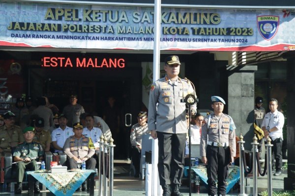 Tingkatkan Peran Satkamling, Polresta Malang Kota Optimalisasikan Fungsi Keamanan Lingkungan