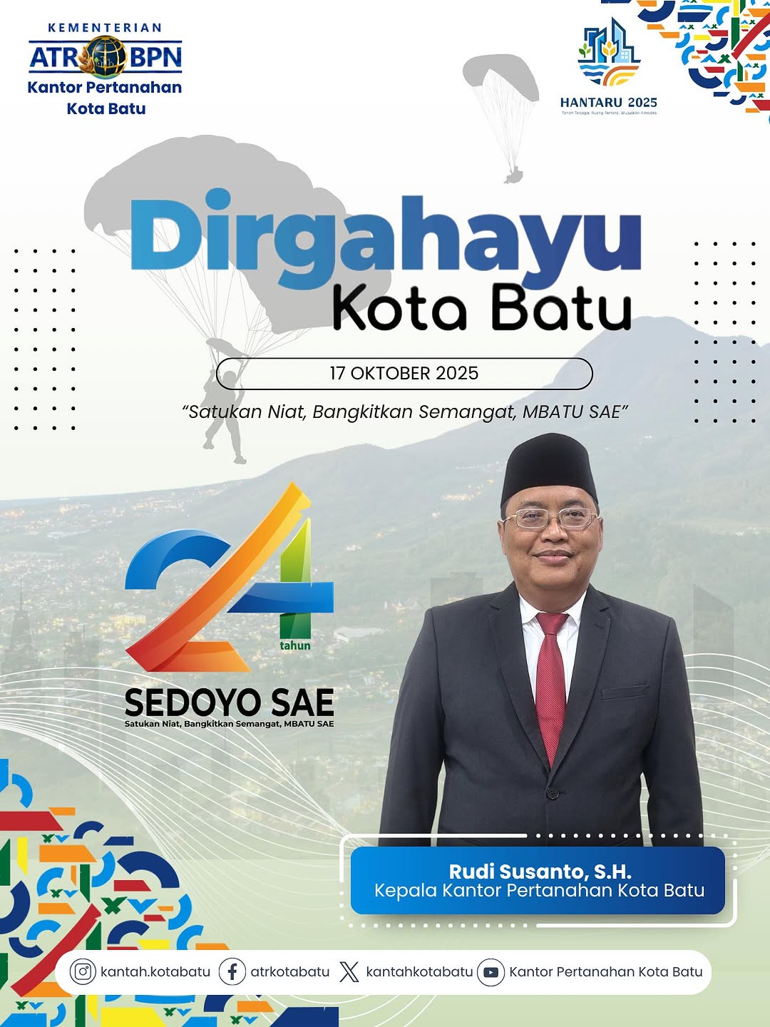Iklan Ucapan Hari Jadi Kota Batu ke-24