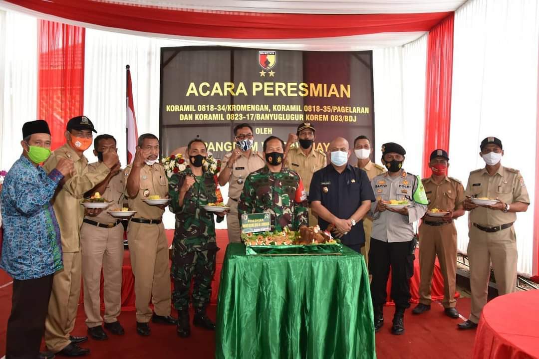 Pjs. Bupati Malang, Hadiri Peresmian Koramil Kecamatan Kromengan