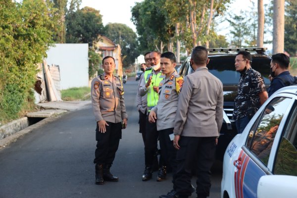 Jelang 14 Tahun Bantengan Nuswantara, Kapolres Batu AKBP Oskar Cek Jalur Pengamanan