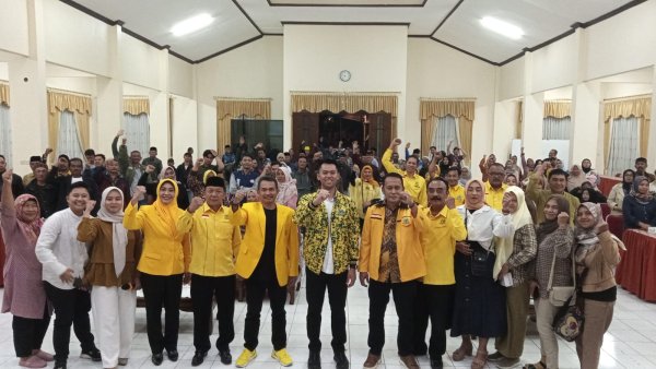 Calon Wali Kota Batu Firhando Gumelar (Mas Gum) Silaturahmi, Kenalkan Diri dengan Kader Partai Golkar dan Masyarakat