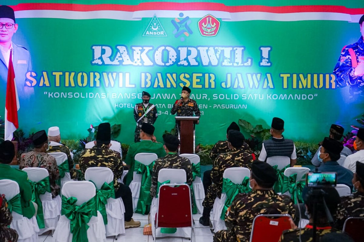 Banser Jatim Agendakan Bentuk SATPAS di Tiap Desa