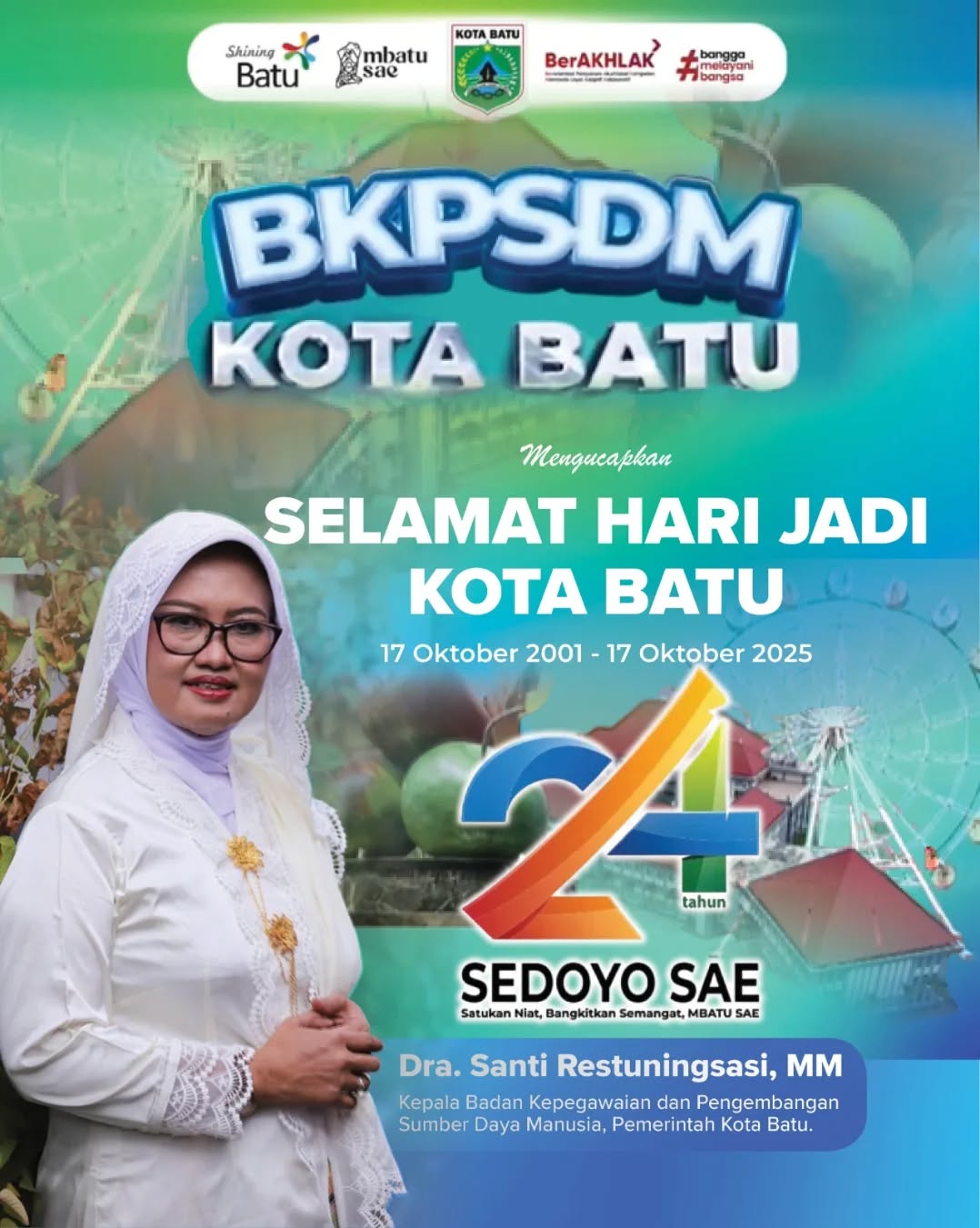 Iklan Ucapan Hari Jadi Kota Batu ke-24