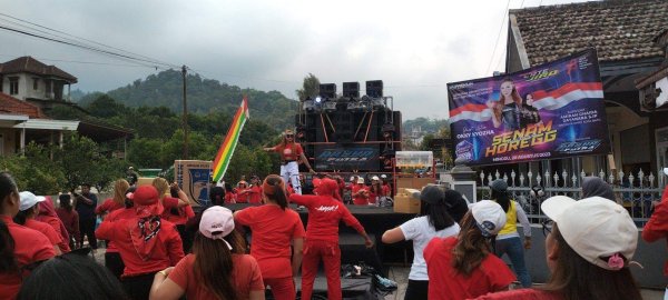 Peringati HUT RI ke-78 dan Perkenalkan Kampung Wisata Kungkuk, Warga Masyarakat Desa Punten Gelar Senam Kemerdekaan