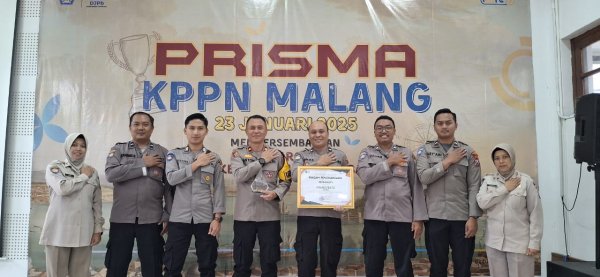 Polres Batu Raih Penghargaan Satker Berkinerja Terbaik dari KPPN Malang