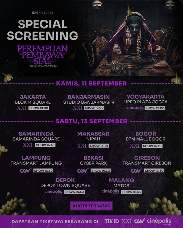 Film Perempuan Pembawa Sial Diputar di Matos, Padukan Tradisi Jawa dan Mitos Kuno Bahu Laweyan, Didik Nini Thowok: Nyata Bukan Mitos