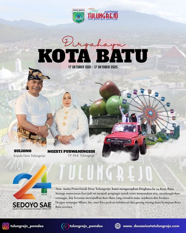 Iklan Ucapan Hari Jadi Kota Batu ke-24