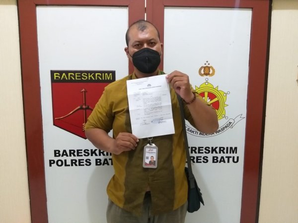 Mengaku Sempat Ditahan HP Dirampas dan Diintimidasi, Wartawan Kota Batu Ini Akhirnya Lapor Polisi