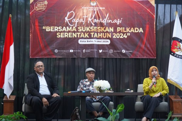 KPU Kota Batu Gelar Rakor Media Gathering, Ajak Wartawan Sukseskan Pilkada Serentak 2024