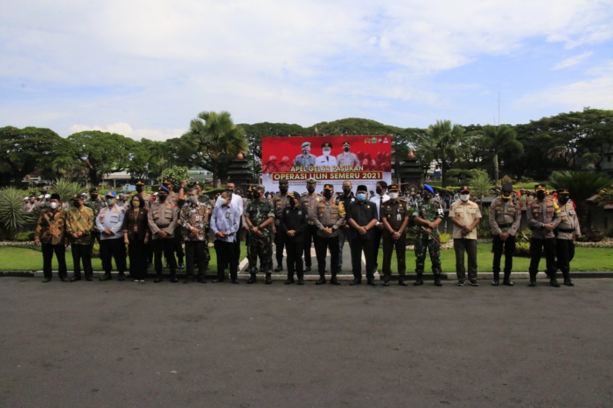 Apel Gelar Pasukan, AKBP Buher: Perayaan Pergantian Tahun Masyarakat Dirumah Saja