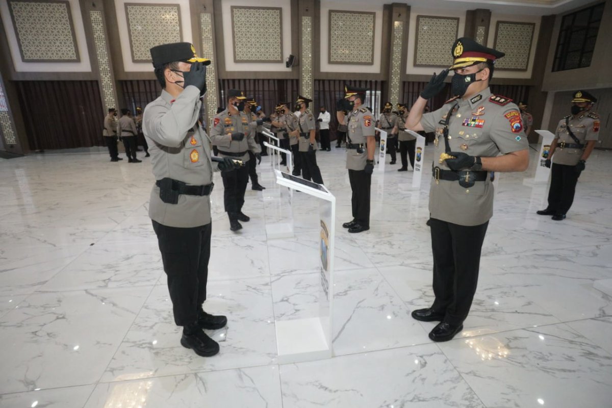 Pimpin Sertijab Para Kapolres, Kapolda Jatim: Segera Kerja Keras Tangani Covid-19