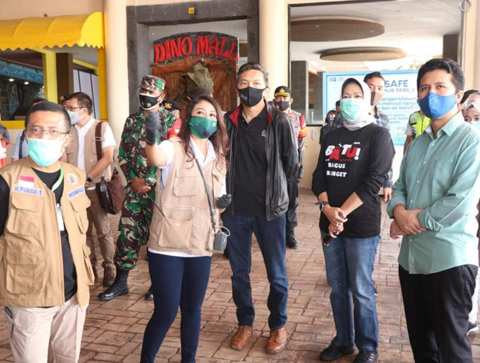 Wagub Jatim Emil Dardak, Tinjau Protokol Kesehatan di Jatim Park 3