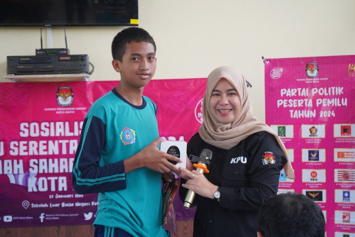 Kolaborasi dengan Forum Inklusi, KPU Kota Batu Jamin Hak Pilih Penyandang Disabilitas Pemilu 2024