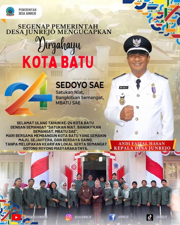 Iklan Ucapan Hari Jadi Kota Batu ke-24