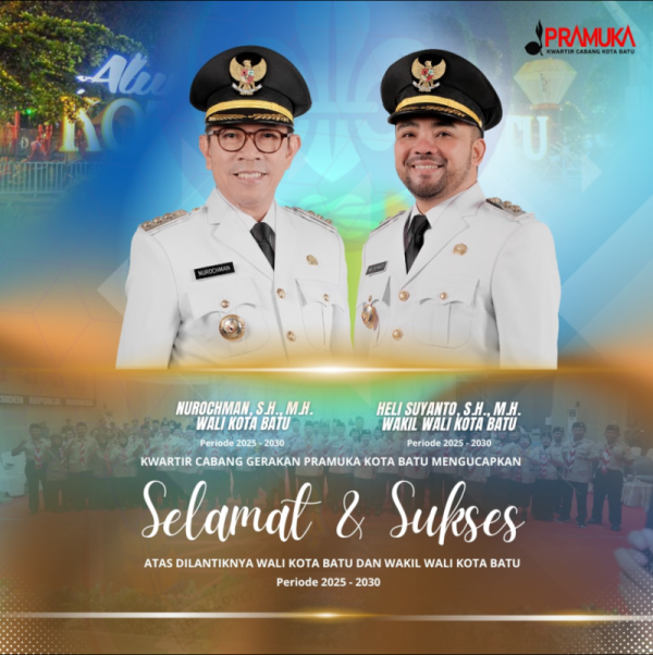 Iklan Ucapan Pelantikan Wali Kota Batu dan Wakil Wali Kota Batu