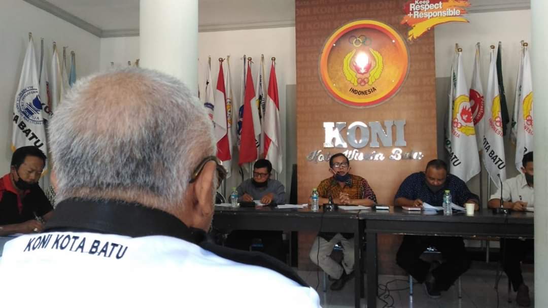 KONI Kota Batu Gelar Rapat Koordinasi, Tentang Penanganan Covid-19
