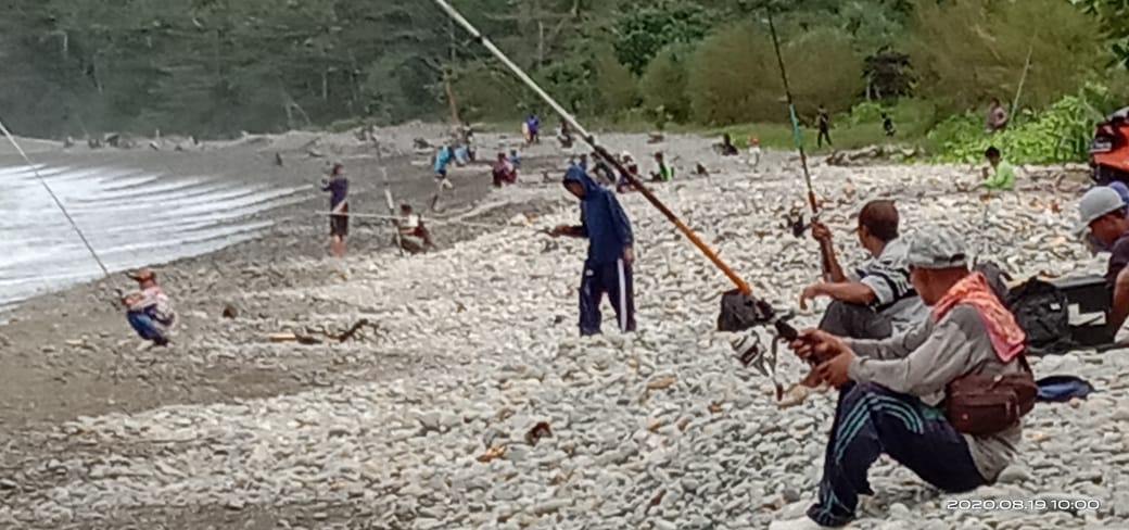 Peringati HUT RI ke-75, Kartar Bowele Purwodadi Tirtoyudo Adakan Lomba Mancing