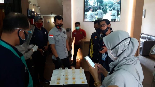 Belasan Wartawan Jalani Tes Urine di Polres Batu, Ini Hasilnya
