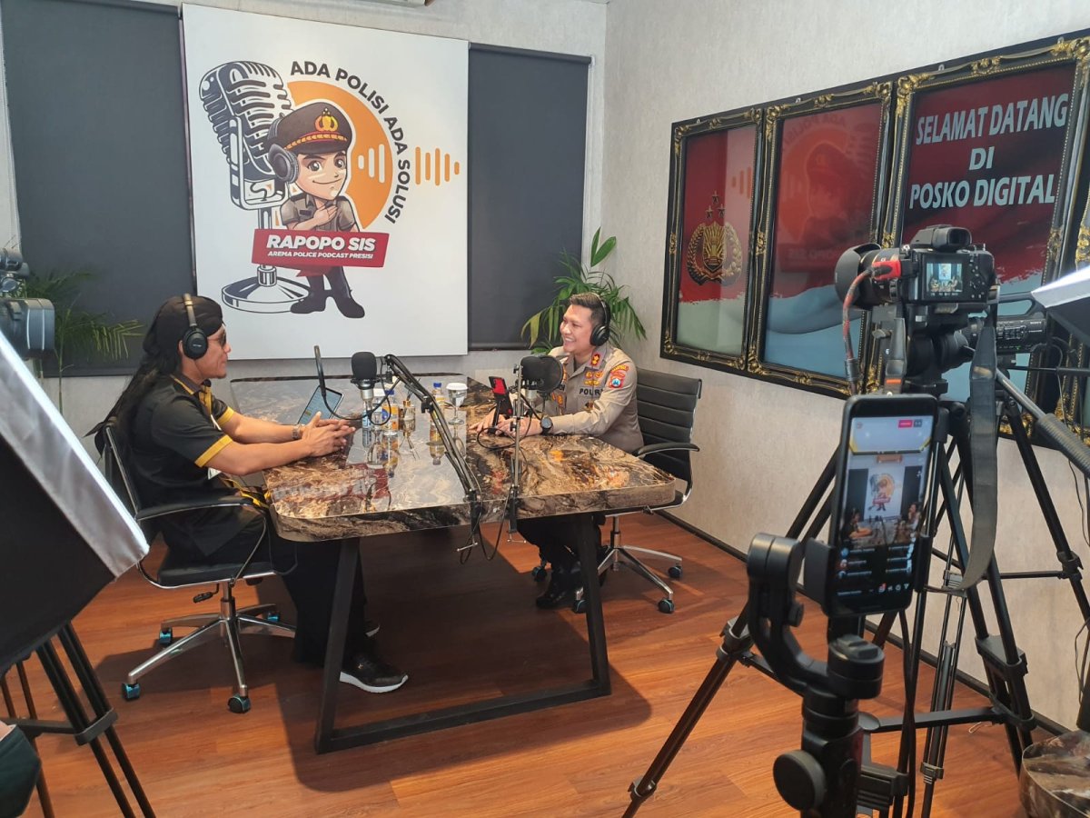Hadirkan Gus Miftah, Kapolresta Malang Kota jadi Host di Podcast Perdana RAPOPO SIS