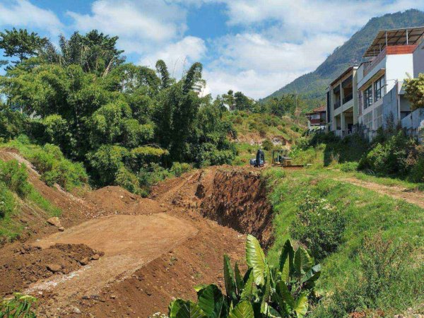 Curah Aliran Sungai yang Diduga Diuruk, Calon Pembeli: Informasi dari Satpam Diduga untuk Pembangunan Kavling Perumahan