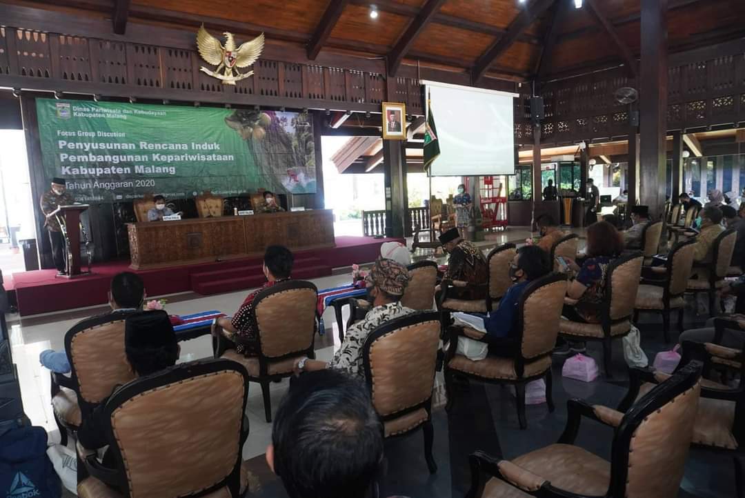 Bupati Malang Sanusi, Buka FGD Rencana Induk Pembangunan Kepariwisataan