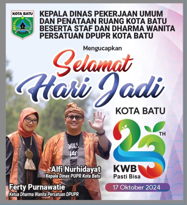 Iklan Ucapan Hari Jadi Kota Batu ke-23