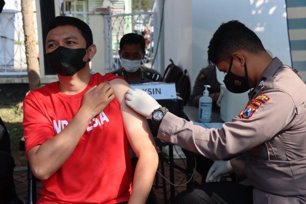 Cegah Covid-19, Polres Batu Tekankan Pentingnya Vaksin dan Taati Prokes