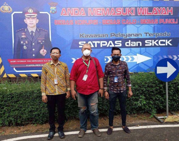 Didampingi Kuasa Hukum, Wartawan yang Dilaporkan Balik Penuhi Panggilan Polisi