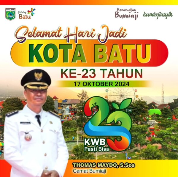 Iklan Ucapan Hari Jadi Kota Batu ke-23