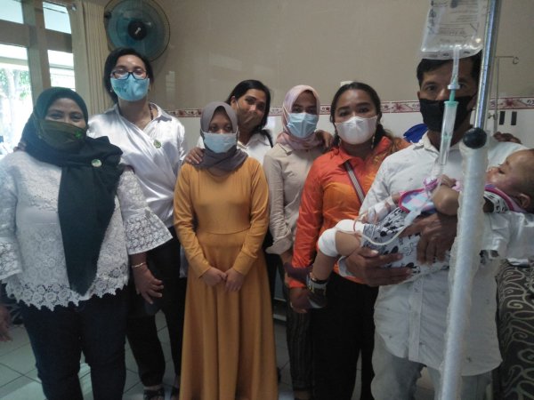 DPD Perempuan Tani HKTI Kota Batu, Jenguk Balita Korban Penganiayaan