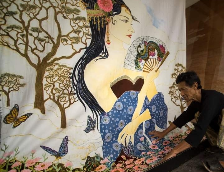 Lestarikan Batik, Seniman Asal Malang Launching Channel YouTube