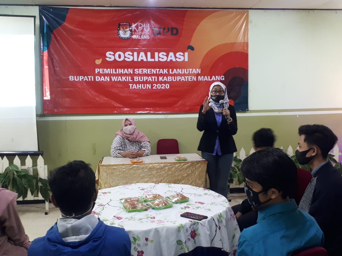 KPU Kabupaten Malang, Sosialisasi Pemilih Pemula Kolaborasi Dengan JPD