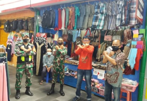 Terapkan Protokol Kesehatan, Pasar Klojen Kota Malang Tetap Buka