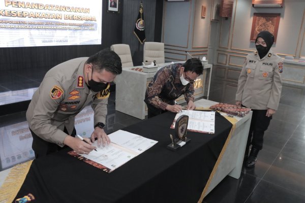 Penerimaan Terpadu Anggota Polri 2022, Kapolresta Malang Kota Lakukan MoU