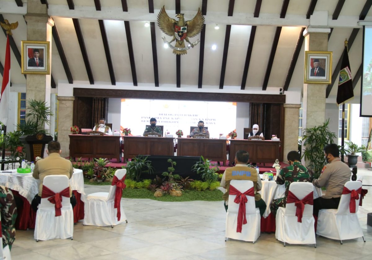 Kapolri Minta Forkopimda Malang Raya Pertahankan Angka Isoter, dan Akselerasi Vaksinasi