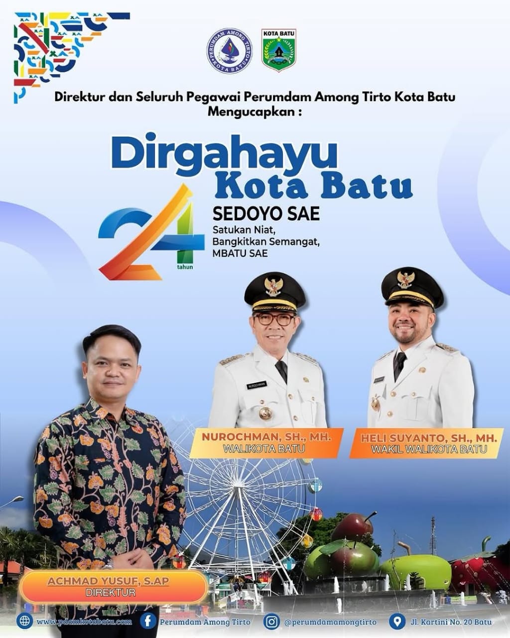 Iklan Ucapan Hari Jadi Kota Batu ke-24