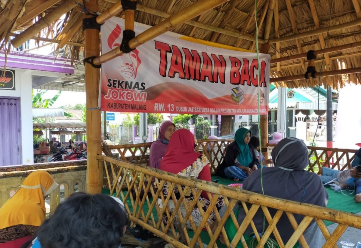 Berdayakan Warga, Pokmas Jawara Ngajum Buka Taman Baca